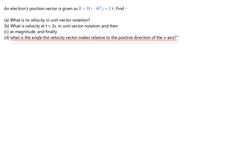 2D Motion of an Electron Instructional Video