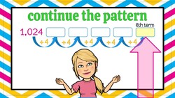 Continue a Pattern with Repeated Division 7.EE.B.4 Instructional Video