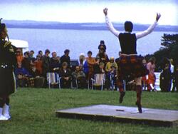 EILEAN DONAN CASTLE, SCOTLAND, 1970 Stock Footage