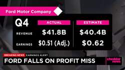 Ford Shares Stumble on Earnings Miss News Clip