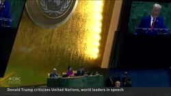 Trump criticizes UN, world leader in speech News Clip