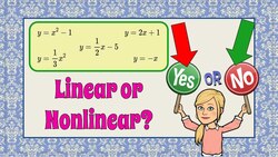 Identify the Equations that are Linear Functions Instructional Video