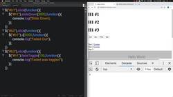 HTML CSS and JavaScript for Beginners - A Web Design Course - jQuery Slide Effect Instructional Video