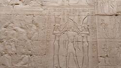 Egypt, Edfu Temple - Outer Walls Stock Footage