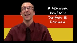 Dürfen & Können - 3 Minuten Deutsch #22 - Deutsch lernen Instructional Video