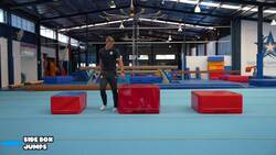 Elementary gymnastics - Floor mats - 7 side box jumps Instructional Video