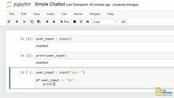 Traditional Chatbot using Python Instructional Video