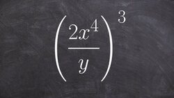 Simplify an expression using power to product and power to quotient rule Instructional Video
