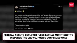 U.S. Marines Fire Live Munitions As Anti-ICE Protests Erupt In LA Again | Watch News Clip