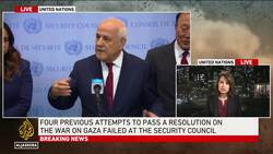 The UN Security Council passes a resolution, and the UNSC calls for a temporary halt to fighting. News Clip