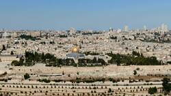 Jerusalem's Ancient Glory: A Drone's Eye View of The Holy Land Stock Footage