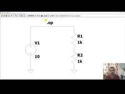 Lab 1 Task 1 Building First circuit in LTSpice Instructional Video