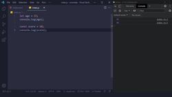 JavaScript Masterclass - Zero to Job-Ready with Hands-On Projects - Variables, Constants, and Comments / 007 Instructional Video
