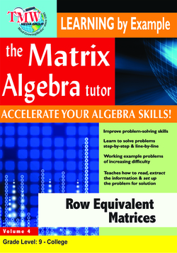 Row Equivalent Matrices Instructional Video