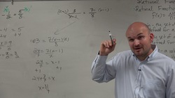 How to solve a proportion with a variable in the denominator Instructional Video