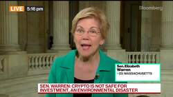 Senator Warren Says 'Wild West' of Cryptos Needs Regulation News Clip