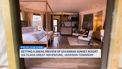 News 12 gets a sneak preview of Savannah Sunset Resort & Spa at Six Flags Great Adventure News Clip