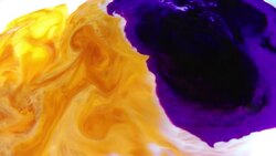 Abstract Colorful Mixing Oil And Paint Blasting Background Texture Stock Footage