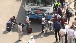 CLEAN : Stranded Indians return home in huge repatriation operation News Clip