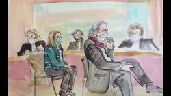 CLEAN : French ex-political advisor Tron back in court over rape accusations: court sketches News Clip