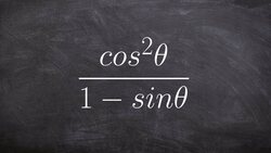 How to use the difference of two squares to simplify a trig expression Instructional Video