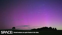 Amazing Timelapse Of Perseid Meteors, Auroras, Planes And Satellites Instructional Video