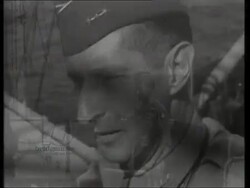Italy surrenders, Allies at Salerno, 1943 Stock Footage