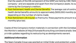 Sears benefits News Clip