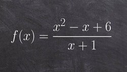 Graphing a rational function with low sound sorry Instructional Video