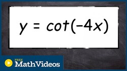 Understand how to find the important characteristics of cotangent Instructional Video