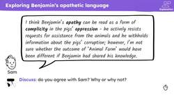 The consequences of complicit and apathetic language in Orwell's 'Animal Farm' Instructional Video