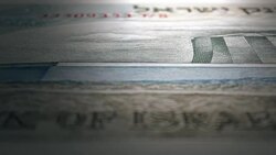 5 Israeli Lirot 1968 Reverse Micro Displacement Close Up Macro Stock Footage