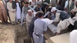 CLEAN : Afghan Shiites bury dead after Kunduz blast (2) News Clip