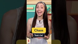 Can you Pronounce Chaos? #shorts Instructional Video