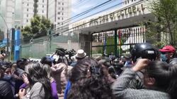 CLEAN : Protests in Bolivia mark six years since Morales's failed bid to scrap term limits News Clip