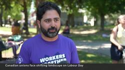 Canadian unions face shifting landscape on Labour Day News Clip