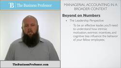 Leadership Perspective in Mangerial Accounting Instructional Video