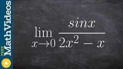 Evaluate special trigonometric limits using algebra Instructional Video
