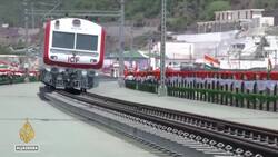 Modi inaugurates world’s highest rail bridge in Indian-administered Kashmir News Clip