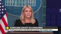 Trump Praises White House Press Secy, Says Leavitt Has 'become a Star' in Her Current Role News Clip