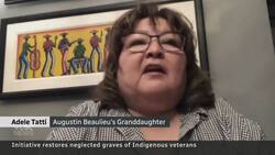 Honouring Indigenous veterans, one military headstone at a time News Clip