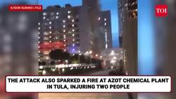 Moscow ATTACKED: Angry Russia's Retaliation Torches Ukraine After Drones Force Airport Shutdown News Clip