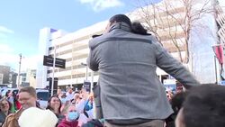 Activists outside Christchurch High Court celebrating News Clip