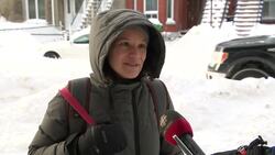 Montreal parents, students climb piles of snow on way back to school News Clip