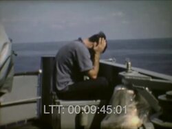French Navy At Sea 1970s Stock Footage