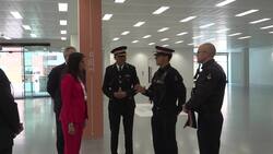 Suella Braverman meets police personnel in St Paul's ahead of terrorism speech News Clip
