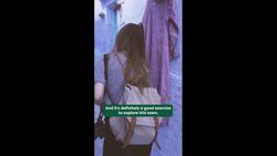 Why is everything in this city blue?! -Chefchaouen, Morocco #travelsmarter #brighttrip Instructional Video