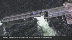 Thousands in Ukraine flee massive flooding after critical dam collapse News Clip