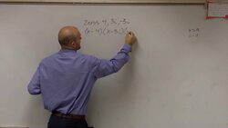 Given a set of imaginary zeros find the polynomial Instructional Video