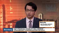 S&P Global Ratings’s Hu on China Liquidity, Household Debt, Financial Sector News Clip